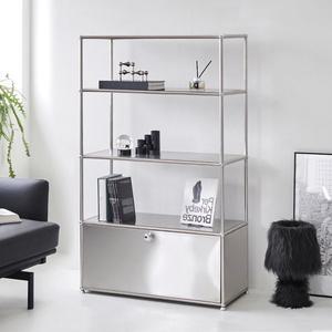 [포스트모던]메테르 304스테인리스 4단 철제 수납장 77cm