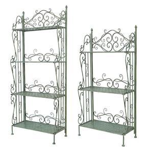 엔틱 철제 화분 진열대 선반 스탠드 베란다 식물 철재