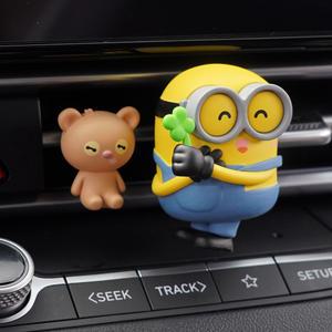 [유니버셜] 미니언즈 차량용 방향제 네잎클로버 밥앤팀