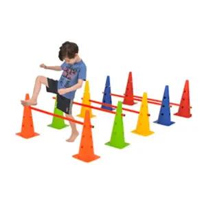 키더스 허들콘 시스템 48cm 낱개/칼라/콘/림보/운동회/체육/용품/스포츠/유아/교구/미니/허들/체육대회