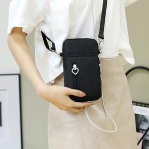 가벼운 지퍼형 휴대폰미니크로스백 3단방수핸드폰가방 팔목 팔뚝