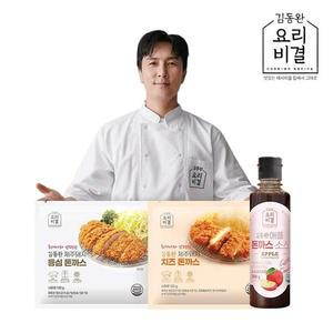 김동완 돈까스 10팩등심8팩치즈2팩소스1병200g