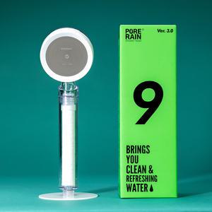 퓨어레인 3세대 9 녹물 정수 필터 샤워기 헤드