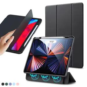 아이패드 프로8 프로7세대 11 13 M4 M5 탈부착 스마트커버 펜홀더 스탠딩 투명 가죽 태블릿 케이스