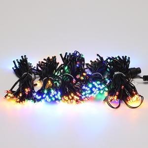 태즈컴퍼니 LED 트리구 300구 연결형 5줄 흑색선 4색등 정류기별도 크리스마스트리 전구 크리스마스 조명