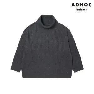 [애드호크] 여성 골지 터틀넥 스웨터(HYALK63)
