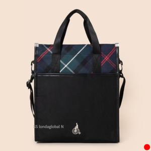 빈폴 코어 체크 보조가방 학교 신발 주머니 블랙 추천