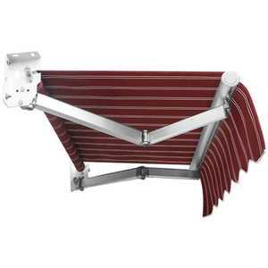 테라스 어닝 수동 차양막 캐노피 접이식 비가림막