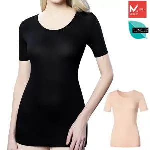 미엔느텐셀모달여성반팔상의슬림내의/내복/반팔상의