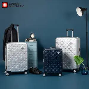 스위스밀리터리 벨루스 폴리카보네이트 여행용 캐리어 케리어 수화물용 TSA락 24인치 확장형 여행가방