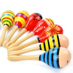 나무 마라카스(2개 1쌍)/나무 악기/타악기/리듬악기