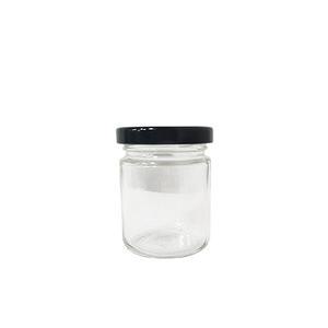 블랙 뚜껑 원형 글라스 100ml 캔들용기 디퓨져 쨈병 유리병 공병 양초만들기 가정용 인테리어소품