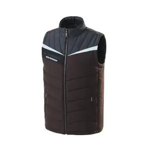 마커 멜란지 반사 배색 경량 패딩 조끼 MK-752 겨울 회사 근무복 작업복 추동복