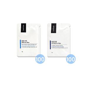 남성 스킨+로션 100세트 세면도구파우치 휴대용 일회용스킨로션