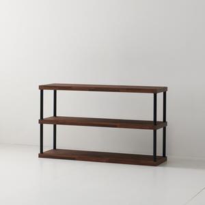 아이앤 케인즈 멀티 스틸 2단 책장 BR