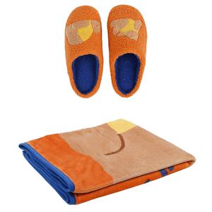 데이릴라이크 극세사 무릎 담요 뽀글이 실내화 Donggu