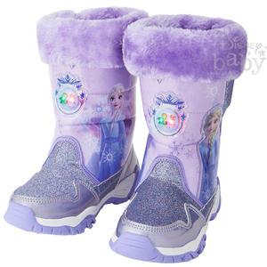 겨울왕국2 라이팅 패딩 부츠 라이트 방전 퍼 안감 글리터 소재 미끄럼방지 라이트 퍼플 릴팡