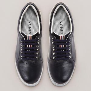 보닌 천연소가죽 슈렁큰 기능성인솔 경량 캐주얼 스니커즈 KI003DNV