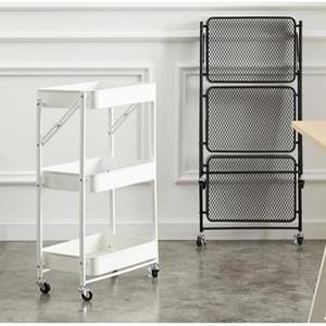 접이식 트롤리 원터치 조립 3단 철제 필요없는