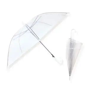투명비닐 반자동 장우산(90개 손잡이 인쇄비 포함)