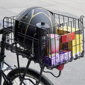자전거뒷자리바구니 철망 프레임 접이식자전거가방