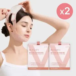 정가 119 600원) [NEW] 골기프로그램 리프팅밴드 PRO 2박스 브이라인 탄력 이중턱 브이밴드