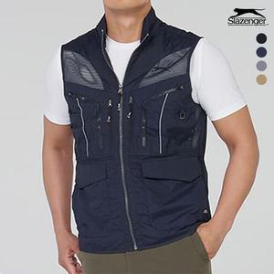 슬레진저_남녀공용 멀티 입체포켓 메쉬 베스트