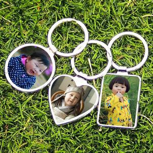 사진그리다 주문제작 메탈 포토키링 사진키홀더 아기 커플 연인 이벤트