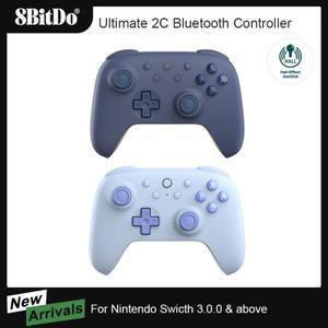 Nintendo Switch NS OLED 콘솔용 홀 효과 조이스톡이 포함된 8BitDo Ultimate 2C Bluetooth 컨트롤러 무선