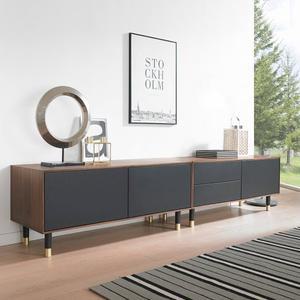 [유니콘]씨엘 거실장 세트2400 TV장 문갑 거실수납장 TV장식장 티비다이 75인치 85인치 86인치 98인치tv