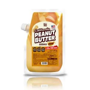 델리웰리 캘리포니아 땅콩버터 크런치 1.4kg