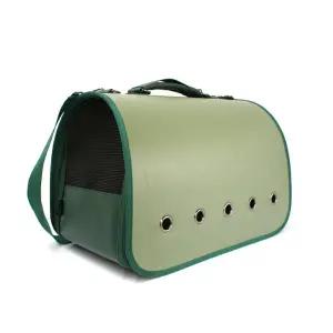 버코 카키 레더 앵무새 이동가방 회색 뉴기니아 아마존 가벼운 이동장