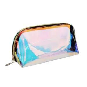 오로라 파우치 반원형/보조백 메쉬 지퍼형 미니 겨울 목욕 물빠짐 샤워 이너백 정리 천 백 목욕가방