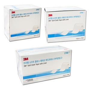 3M 쓰리엠 소프트 클로스 테이프 위드라이너 5cm,10cm,15cm 드레싱 픽싱롤