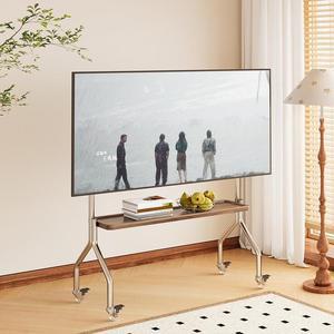 이동식 TV스탠드 스테인리스 거치대 40~75인치겸용 침실 거실 바퀴형