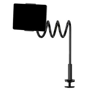 리브에잇 다용도 태블릿 거치대 자바라 클램프 블랙 80cm 1개