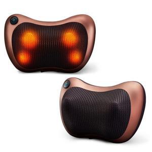 쿠션 안마기 가정용 차량용 근육 인체 QIXI 쿠션형 7C 승모근베개 목허리등 목베개