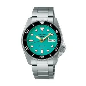 세이코 남성 남자 민트 초록 실버 오토매틱 메탈시계 SRPK33K1