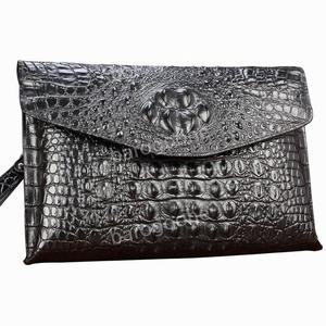 수제 악어 가죽 클러치백 태블릿 가방 비즈니스 백