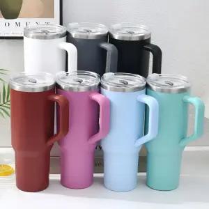 1.18L 대형텀블러 대용량 스텐텀블러 빨대포함 보온보냉 사무실 차량용