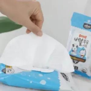 애견 목욕용 버블 시트 큰사이즈 15매 강아지 목욕티슈 저자극 세안용 티슈 (WFJC6KE)