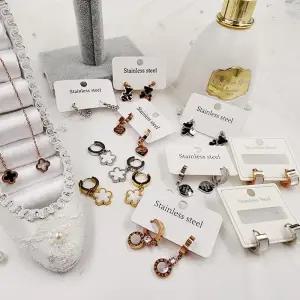 [오노마] ONM 10종모음 써지컬스틸 귀걸이 심플 로즈골드 무