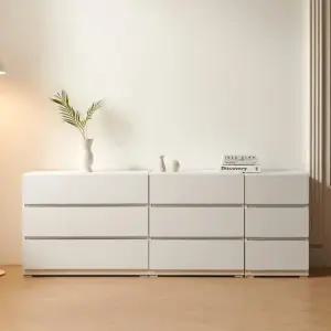 바온 대용량 와이드 3단서랍장1400 라운드모서리 DEDD017(착불)