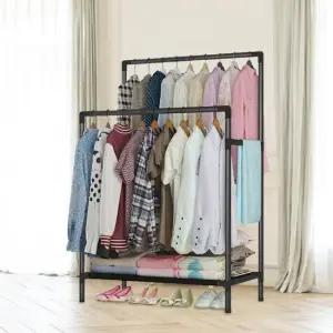 조립식 옷행거 스탠드 의류 옷거래 행거옷장 옷걸이수납 옷가게행거 앵글선반 간이행거 스틸행거