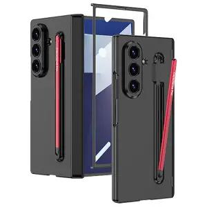 PT프리미엄 글라스가드 마그네틱 힌지보호 풀커버 강화유리 터치펜 갤럭시 z폴드7 제트 지 핸드폰 케이스