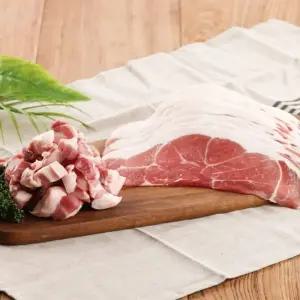 [탐탐] 제주 흑돼지 뒷다리살(찌개용) 500g x 2팩