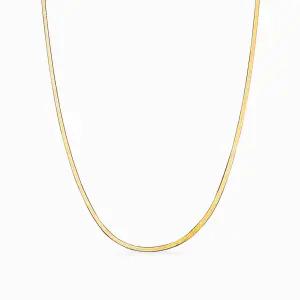 14K 칼렌 스네이크 체인 목걸이 소