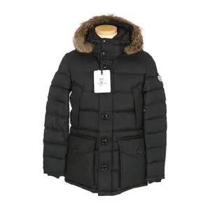 [몽클레르] 1B52502 68352 999/ CLUNY 클루니 블랙 후드 퍼 패딩