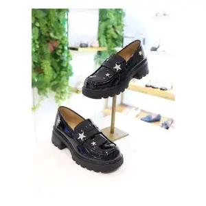 [GO-CCE] 고세 여성 데일리 별장식 플랫폼 페니 로퍼 OZP4F031 블랙 303723