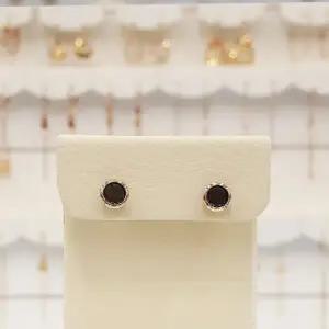 세이브존01 14K큐빅귀걸이 우물오닉스1부 GE046 (16167817)